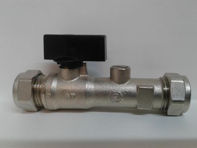 Double Check Valve with Isolation Valve - 15mm 551020