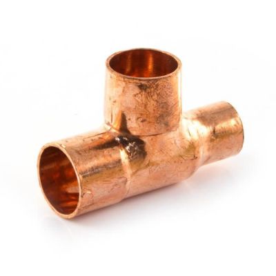 CENTER COPPER REDUCING TEE 22MM X 22MM X 15MM PACK OF 10