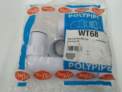 NEW NUFLO TRAPS POLYPIPE WT68 PWT6800