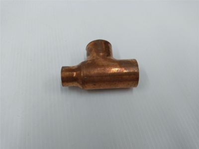 NEW COPPER END FEED PIPE FITTING 22MM X 22MM X 15MM EN1254 PACK OF 25