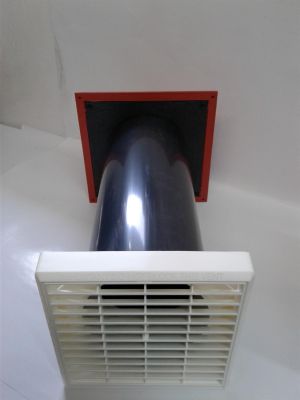 NEW AIRFLOW GAS2H Circular Ventilator - Terracotta/White